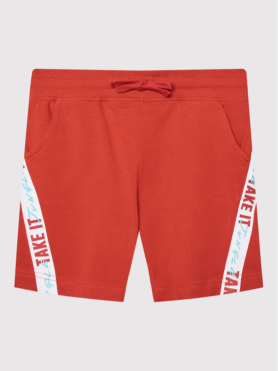 United Colors Of Benetton United Colors Of Benetton Спортни шорти 3BL0C900F Червен Regular Fit