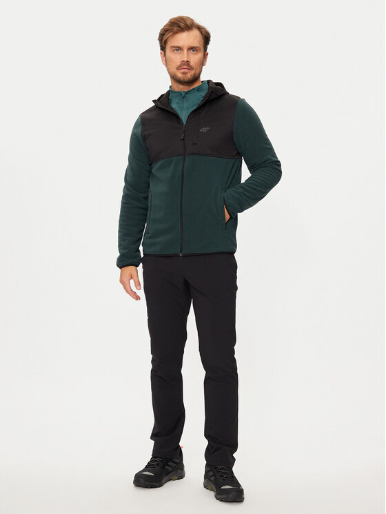 4F 4F Fliis 4FWAW24TFLEM269 Roheline Regular Fit