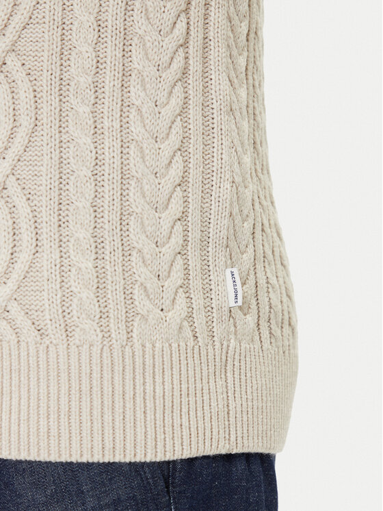 Jack & Jones Jack & Jones Sweater Blusean 12283486 Bézs Regular Fit