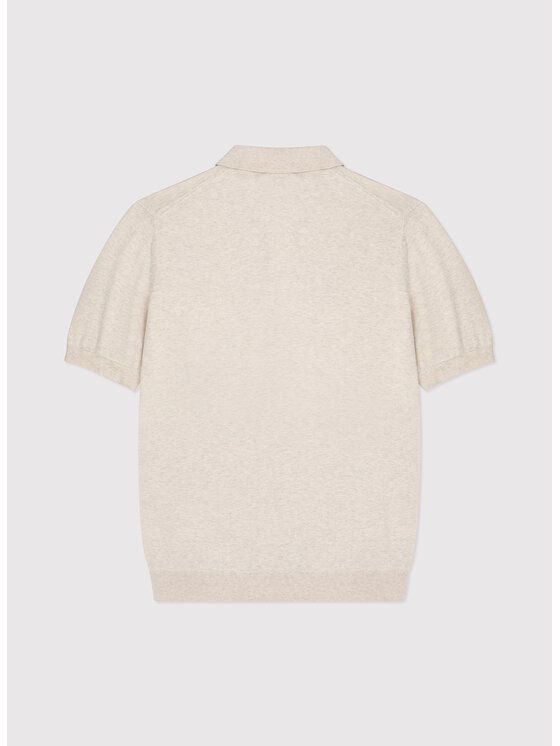 Pako Lorente Pako Lorente Polo P25WF-TX-007 Beżowy Classic Fit