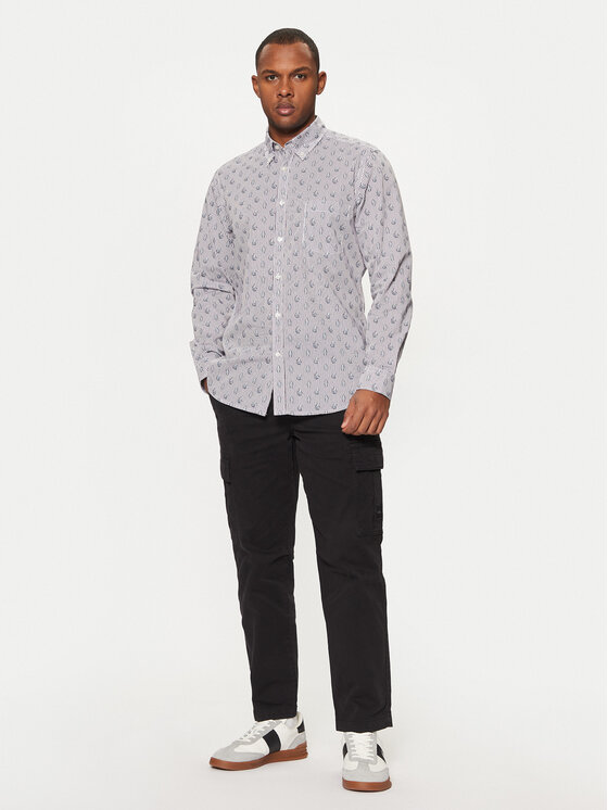 BOSS BOSS Camicia Rickert 50530835 Bianco Regular Fit