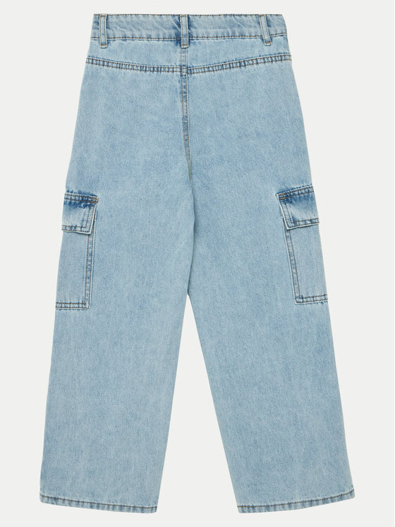 NAME IT NAME IT Jeansy 13220709 Modrá Wide Leg