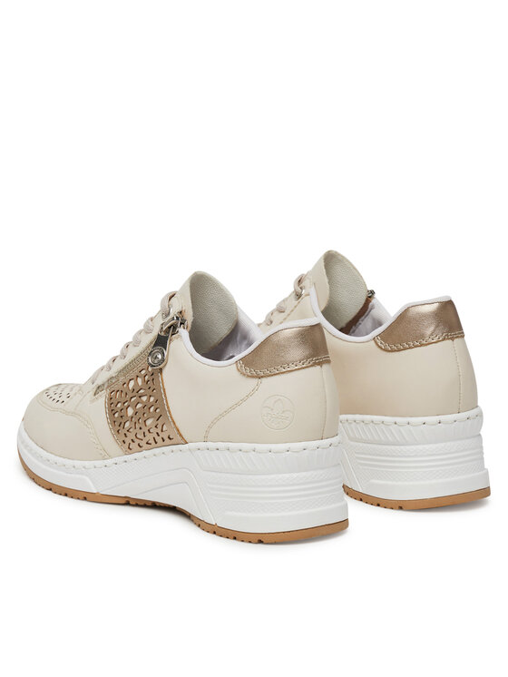 Rieker Rieker Sneakersy N4344-60 Beżowy