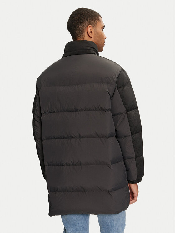 Tommy Jeans Tommy Jeans Пухено яке DM0DM19999 Черен Regular Fit
