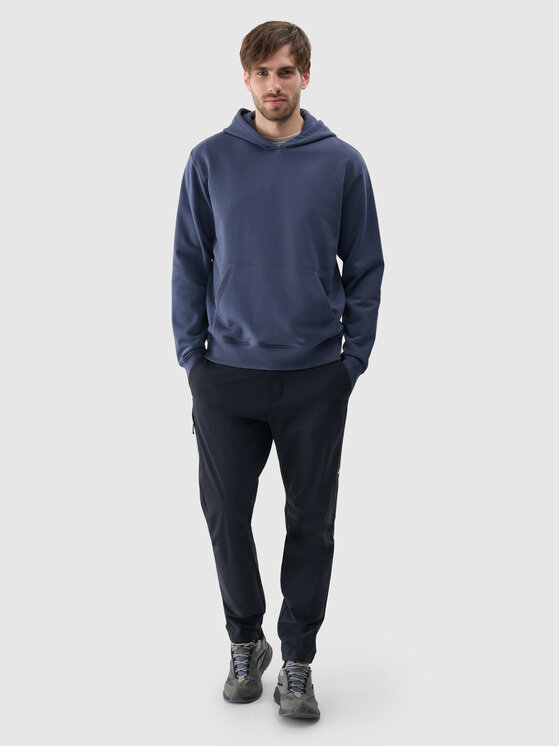 4F 4F Bluza HALNY Szary ciemny Regular Fit