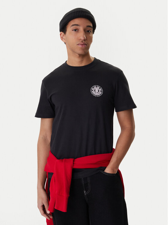 Element Element T-shirt Seal BP SS ELYZT00596 Nero Regular Fit