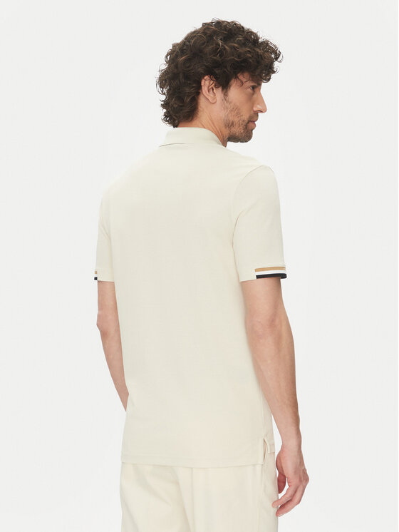 BOSS BOSS Polo Parlay 147 50467113 Écru Regular Fit