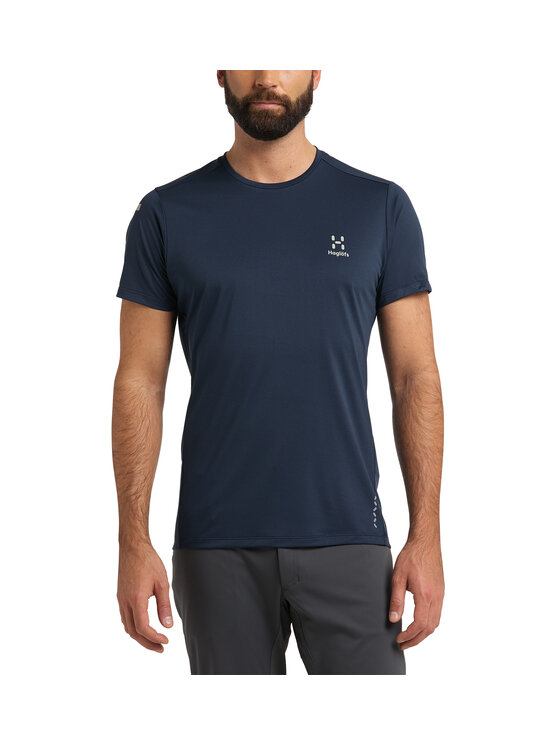 Haglöfs Haglöfs T-Shirt L.I.M Tech Tee Men Granatowy Active Fit