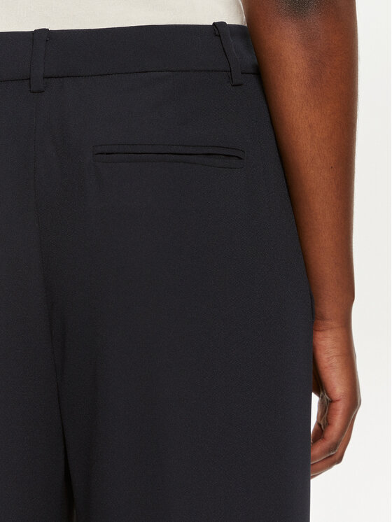 LAUREN RALPH LAUREN Lauren Ralph Lauren Hlače iz tkanine 200908891002 Mornarsko modra Wide Leg
