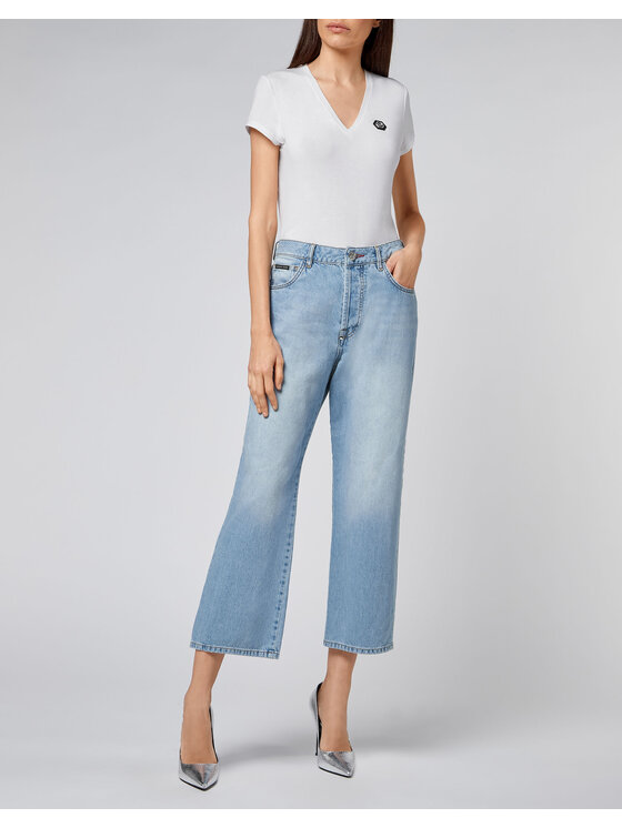 PHILIPP PLEIN PHILIPP PLEIN Jeansy 1373 Błękitny Loose Fit