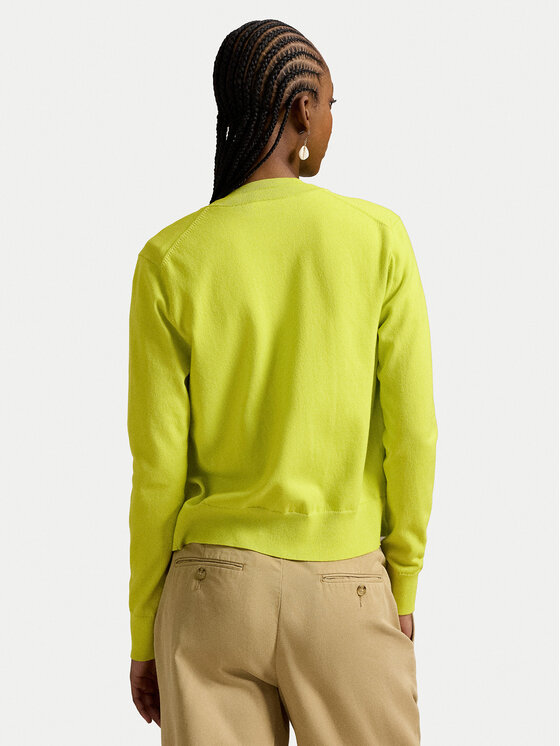 Polo Ralph Lauren Polo Ralph Lauren Kardigan 211971871502 Zielony Slim Fit