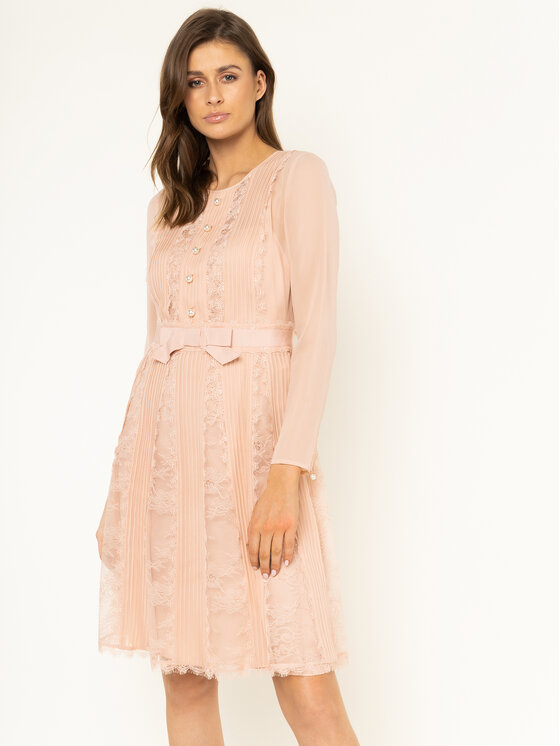 Luisa Spagnoli Luisa Spagnoli Úpletové šaty Pesco 536664 Růžová Regular Fit