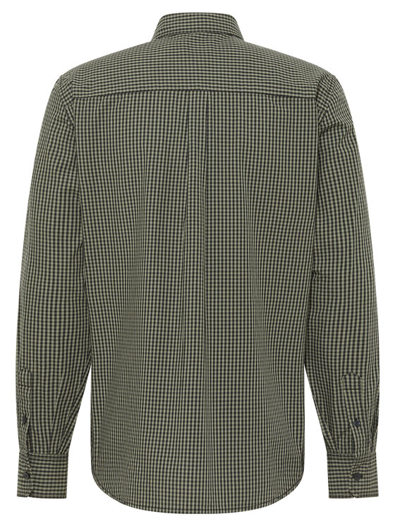 Mustang Mustang Koszula Chester Gingham Czarny Regular Fit