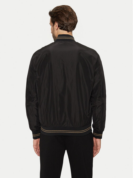 KARL LAGERFELD KARL LAGERFELD Kurtka bomber 505405 551501 Czarny Regular Fit