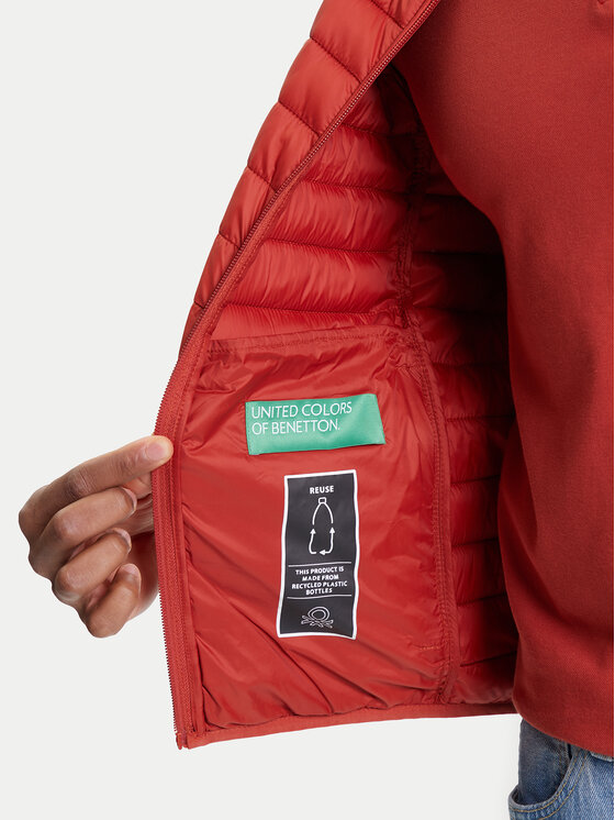 United Colors Of Benetton United Colors Of Benetton Prsluk 2TWDUJ00P Crvena Regular Fit