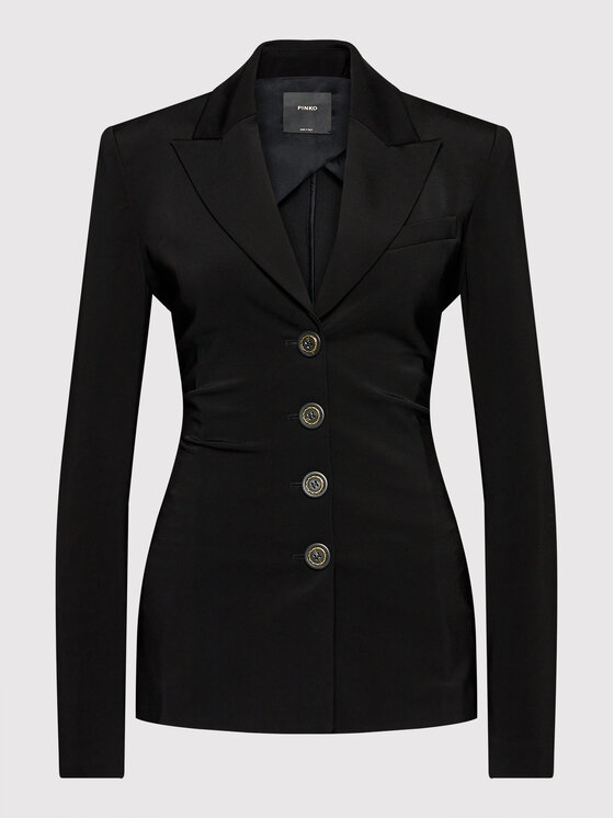 PINKO Pinko Marynarka Edvige 1G17X2 A04I Czarny Slim Fit