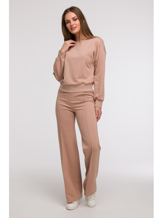 BeWear BeWear Bluza B293 Brązowy Comfortable Fit