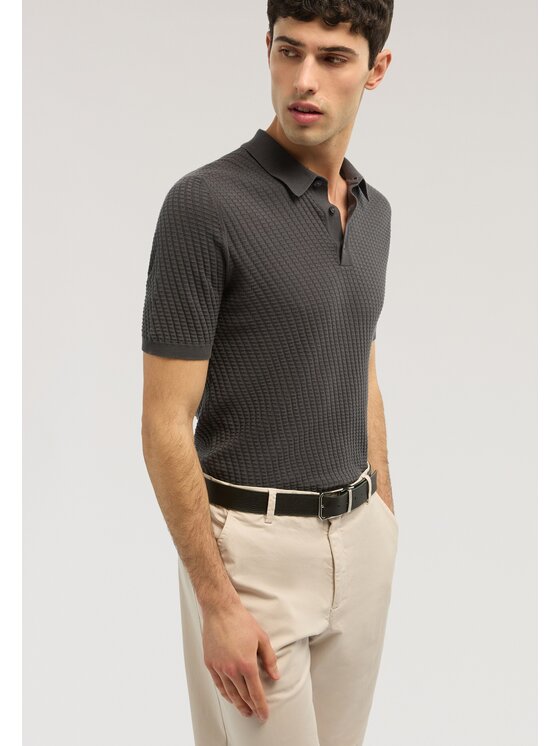 Trussardi Trussardi Sweter M0558000060N013 Szary Regular Fit