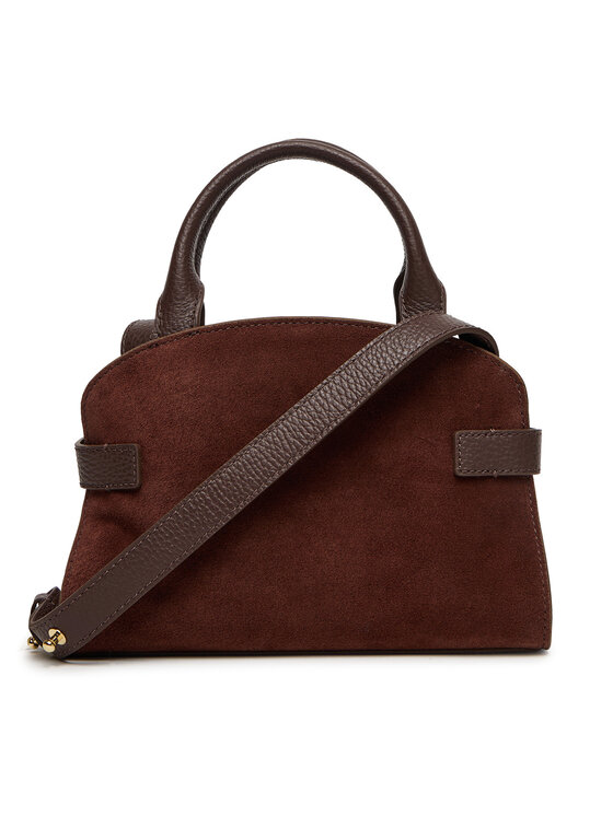 Coccinelle Coccinelle Ročna torba Tlb Coccinellesabine Suede Bi E1 TLB 18 03 01 Rjava