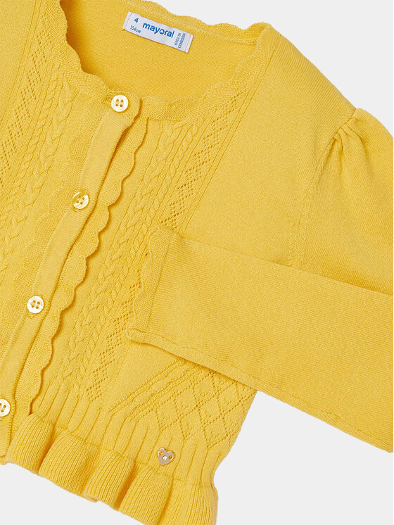 Mayoral Mayoral Cardigan 3354 Giallo Regular Fit