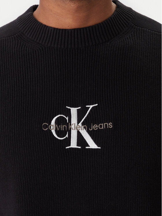 Calvin Klein Jeans Calvin Klein Jeans Светр J30J322460 Чорний Loose Fit