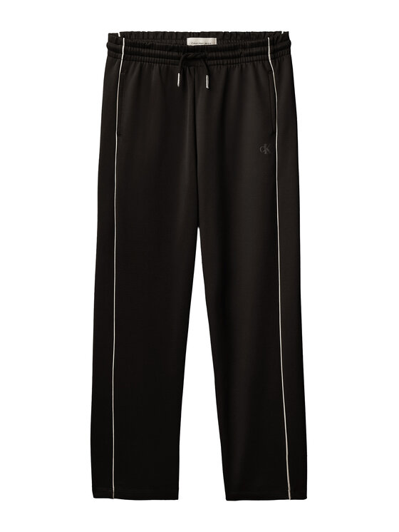 Calvin Klein Jeans Calvin Klein Jeans Melegítő alsó Piping IB0IB02606 Fekete Regular Fit