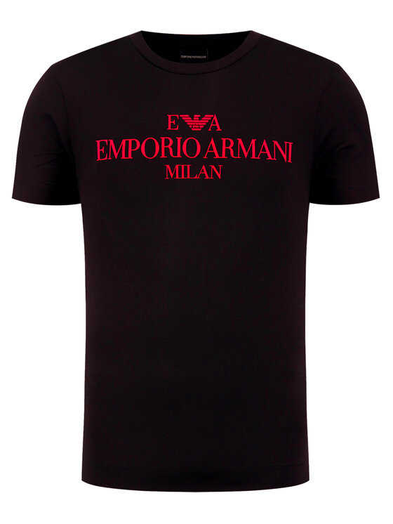 Emporio Armani Emporio Armani T-Shirt 3H1TN1 1JCQZ F096 Černá Regular Fit