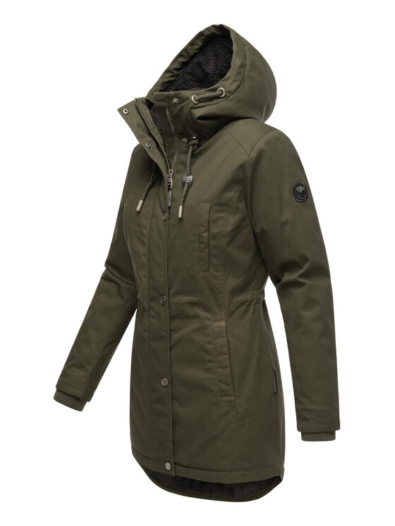 Navahoo Navahoo Kurtka zimowa Winterfunke Zielony Regular Fit