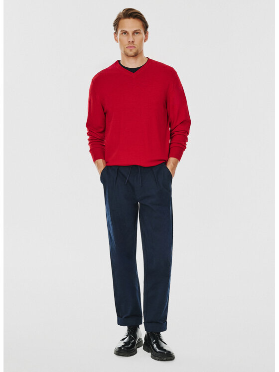 Pako Lorente Pako Lorente Sweter P24WF-2X-015 Czerwony Classic Fit