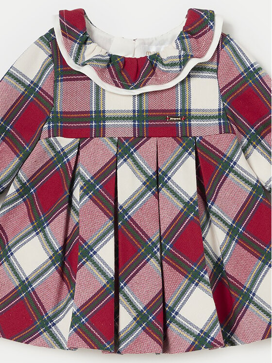 Mayoral Mayoral Sukienka codzienna 2808 Czerwony Regular Fit