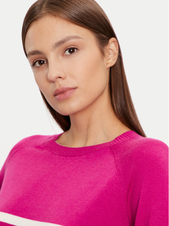 Pieces Pieces Svetr Sia 17146322 Růžová Regular Fit