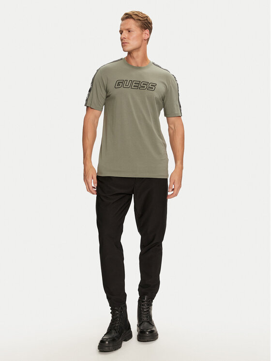 Guess Guess T-shirt Arlo Z4GI18 J1314 Verde Regular Fit