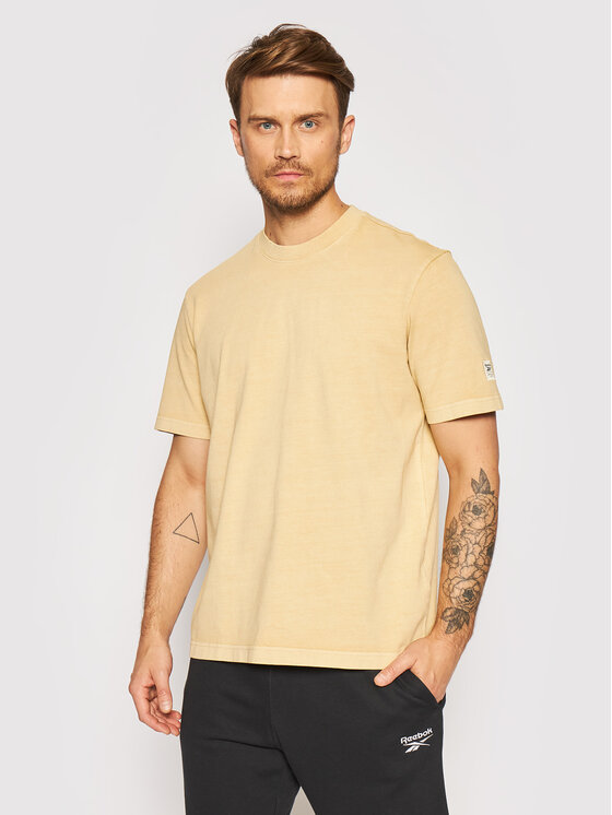 T-shirt Natural Dye GV3474 Beige Regular Fit