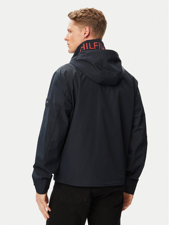 Tommy Hilfiger Tommy Hilfiger Bunda pro přechodné období MW0MW44299 Tmavomodrá Regular Fit