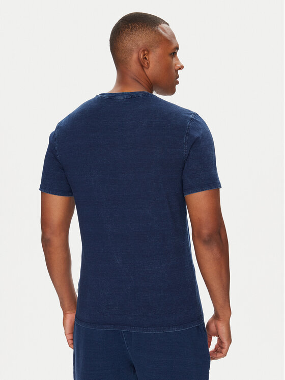 Guess Jeans Guess Jeans T-Shirt M5YI34 KCTG1 Niebieski Slim Fit