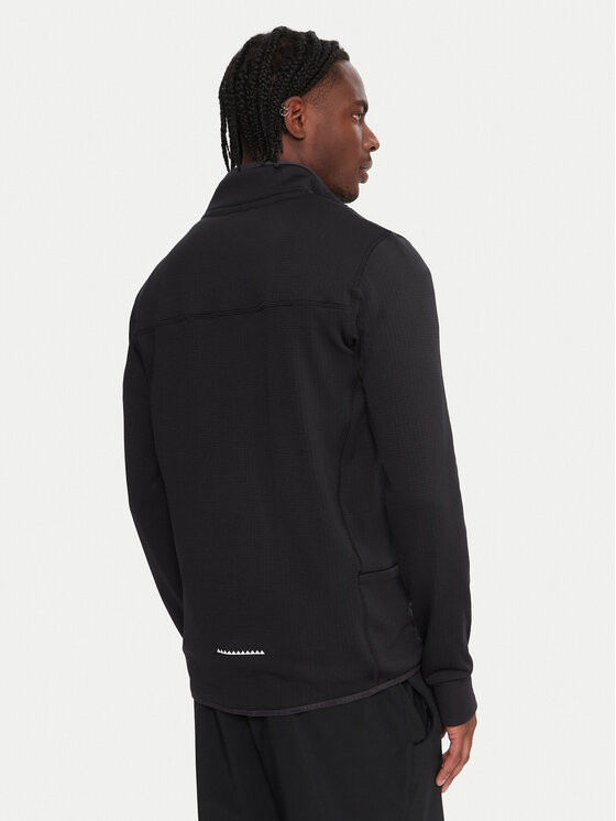 Quiksilver Quiksilver Funkčná mikina Steep Point EQYPF03078 Čierna Slim Fit