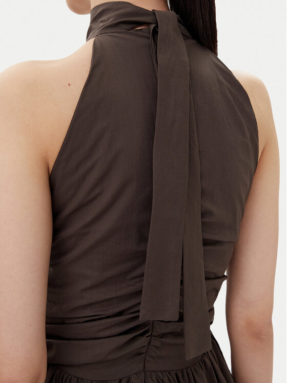 ViCOLO ViCOLO Rochie cocktail TD0606 Maro Regular Fit