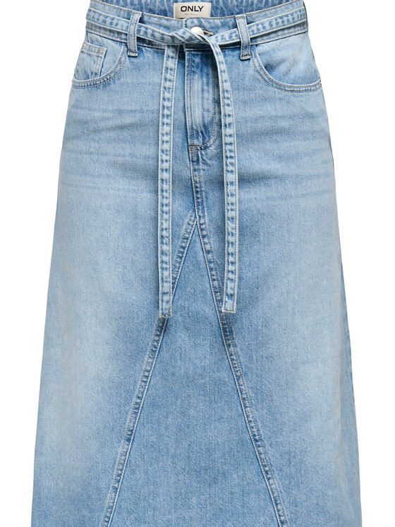 ONLY ONLY Džínová sukně Sophia 15339020 Modrá Regular Fit