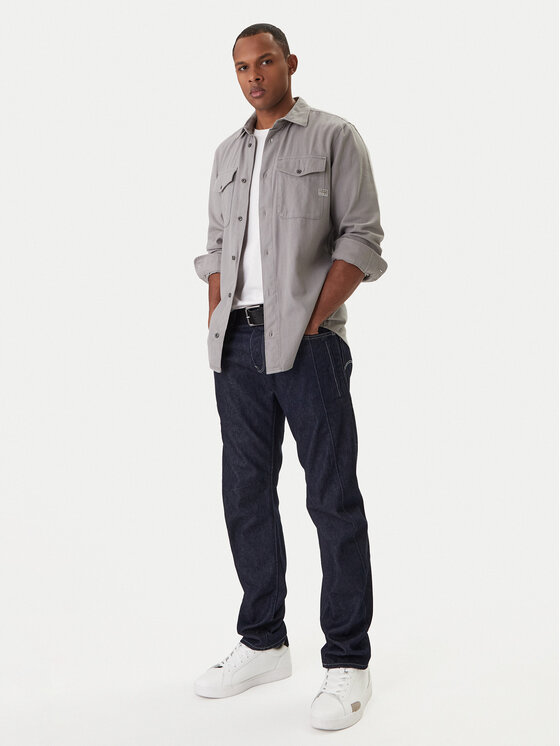 G-Star Raw G-Star Raw Košile Marine D24963-D454 Šedá Slim Fit