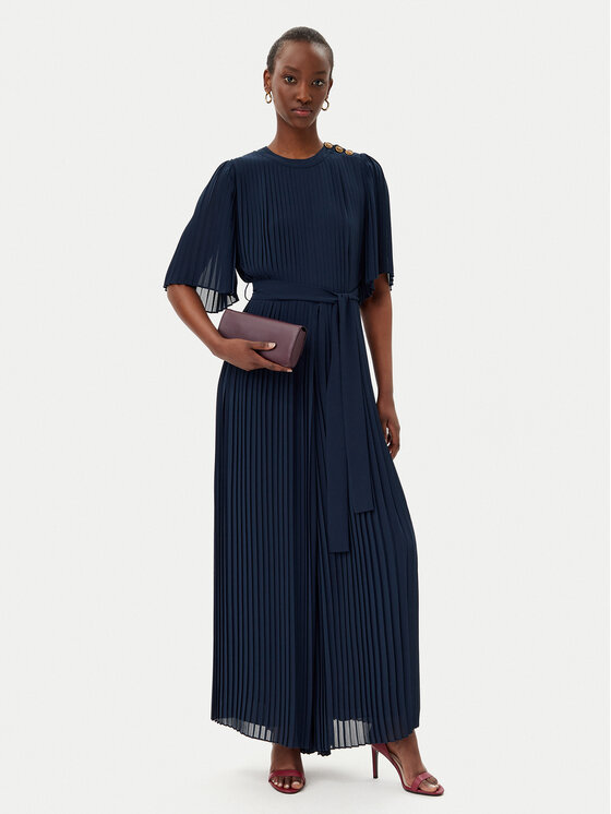 TWINSET TWINSET Ολόσωμη φόρμα 251TP2050 Σκούρο μπλε Loose Fit