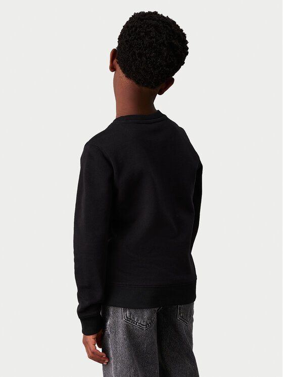 Calvin Klein Jeans Calvin Klein Jeans Pulóver Terry Graphic Cn IB0IB02212 Fekete Regular Fit