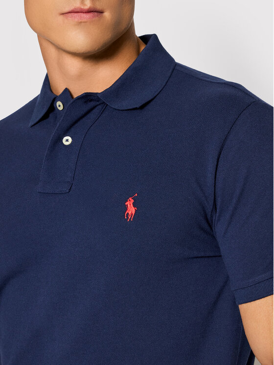 Polo Ralph Lauren Polo Ralph Lauren Poloshirt Core Replen 710782592 Dunkelblau Custom Slim Fit