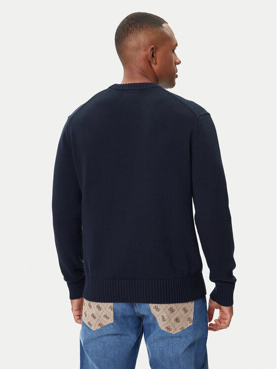 Guess Jeans Guess Jeans Svetr 168473 Modrá Classic Fit
