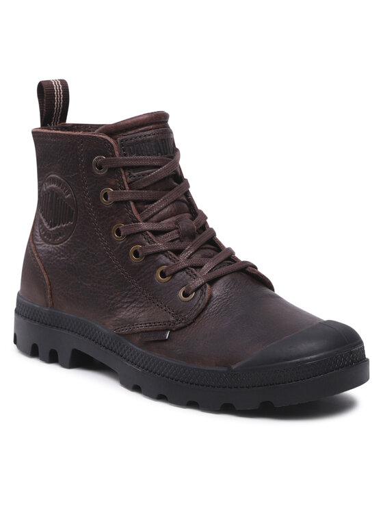 Palladium Pohodni čevlji Pampa Zip Lth Ess 76888-248-M Rjava