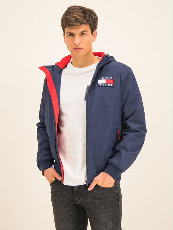 Tommy Jeans Tommy Jeans Giacca di transizione Tjm Padded Nylon DM0DM07120 Blu scuro Regular Fit
