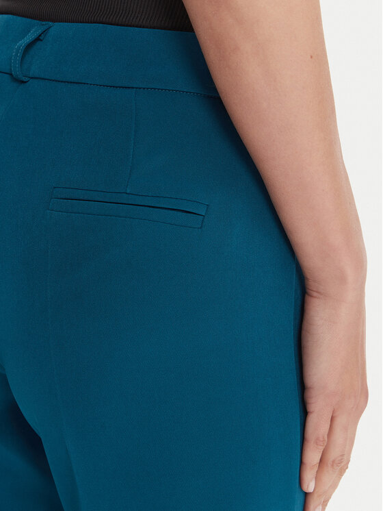 Maryley Maryley Штани з тканини 25IB52Z/M17/43LK Бірюзовий Regular Fit