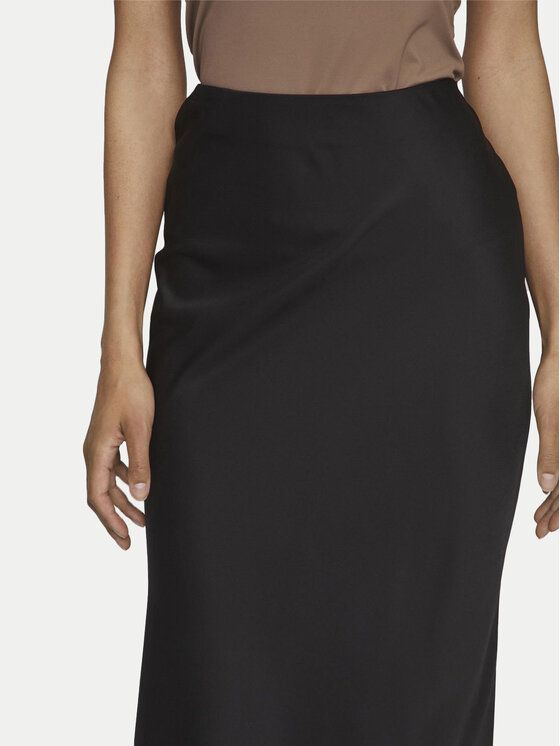 Vila Vila Спідниця-міді Elliette 14084182 Чорний Regular Fit