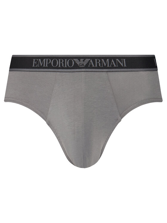 Emporio Armani Underwear Emporio Armani Underwear Set od 3 para muških slip gaća EM000369 AF10779 MC198 Siva