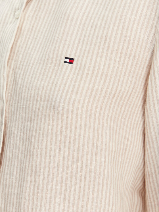 Tommy Hilfiger Tommy Hilfiger Cămașă WW0WW44679 Bej Relaxed Fit