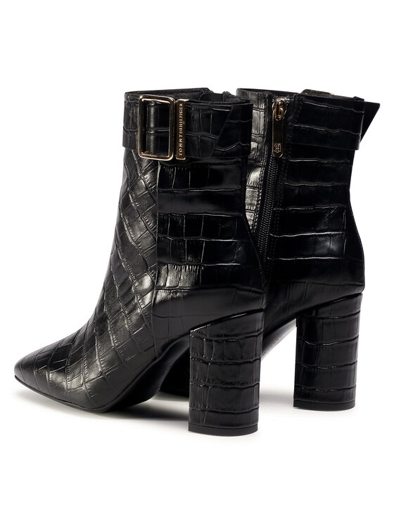 tommy hilfiger croco boots